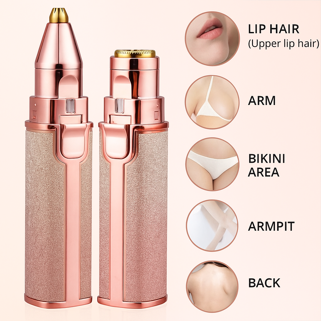 Portable Eyebrow and Excess Hair Trimmer – Accurate Hair Removal Anytime, Anywhere