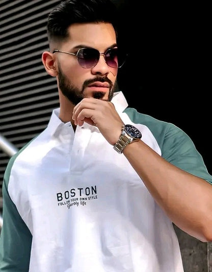 Men's Oversized Cotton Blend T-Shirt – Casual Streetwear Fit