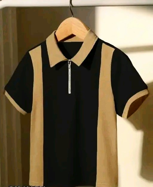 Men's Summer Polo T-Shirt with Zip – Gen Z Fashion 2025