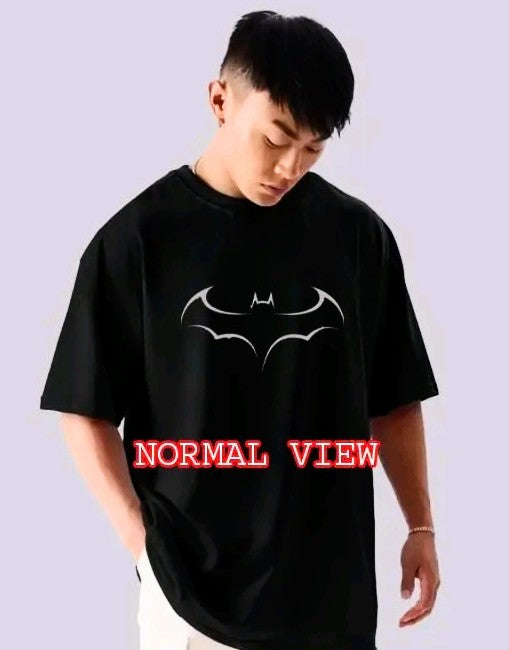 Batman Night Glow Cotton T-Shirt – Streetwear Oversized Style