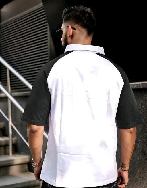 Men's Oversized Cotton Blend T-Shirt – Casual Streetwear Fit