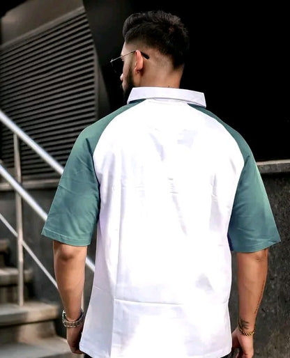 Men's Oversized Cotton Blend T-Shirt – Casual Streetwear Fit