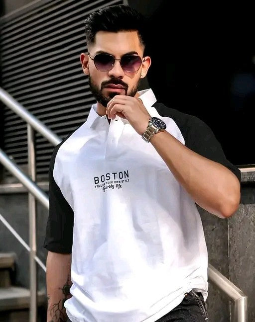 Men's Oversized Cotton Blend T-Shirt – Casual Streetwear Fit
