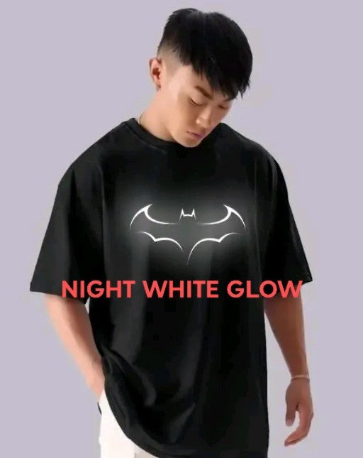 Batman Night Glow Cotton T-Shirt – Streetwear Oversized Style