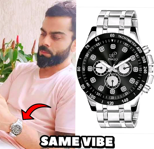 Luxury Stainless Steel Chronograph Wrist Watch