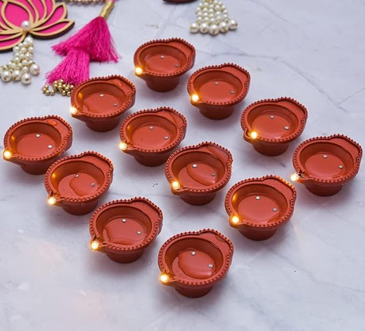 PACK OF 24 WATER SENSOR DIYA FOR DIWALI