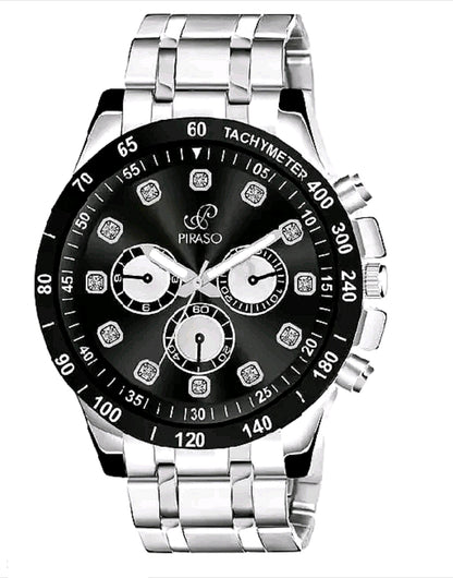 Luxury Stainless Steel Chronograph Wrist Watch